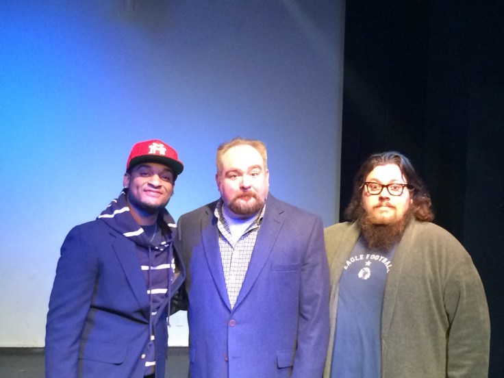 Left to right: Adam A. Anderson, Brad McEntire & me!